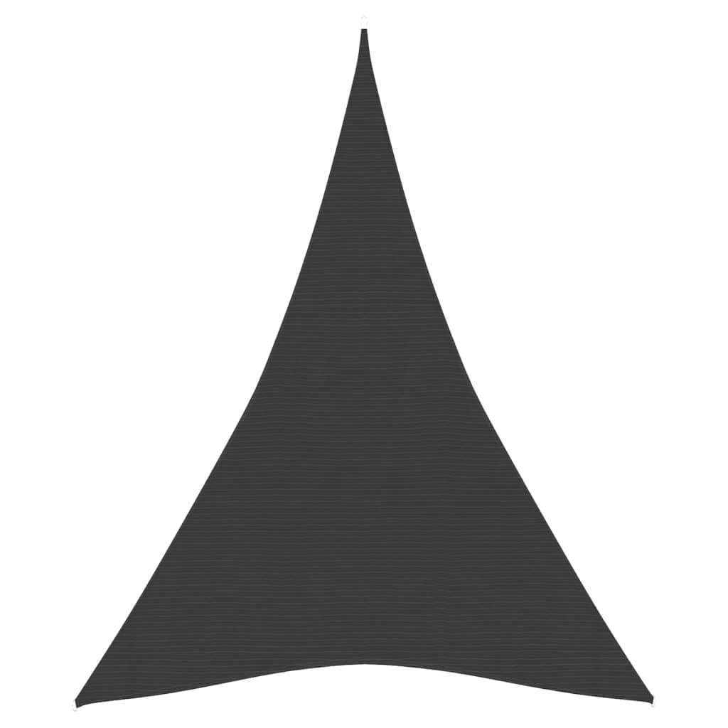Vidaxl Zonnezeil 160 g m² 5x7x7 M HDPE -Anthrazit -gelöscht