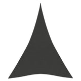 Vidaxl Zonnezeil 160 g m² 5x7x7 M HDPE -Anthrazit -gelöscht