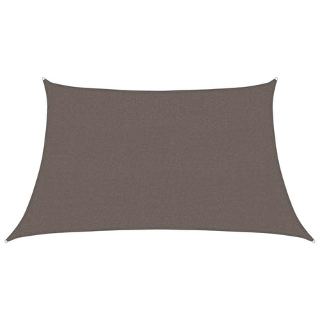 Vidaxl zonnezeil 160 g m² 3 4x2 m hdpe antracietkleurig