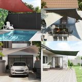 Vidaxl zonnezeil 160 g m² 2x3,5 m hdpe beige