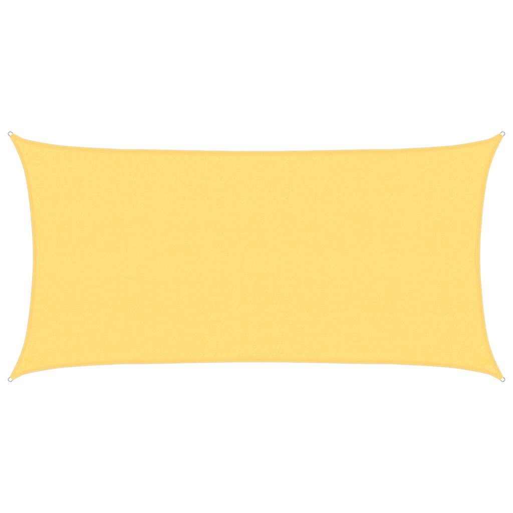 Vidaxl zonnezeil 160 g m² 2,5x4,5 m hdpe beige