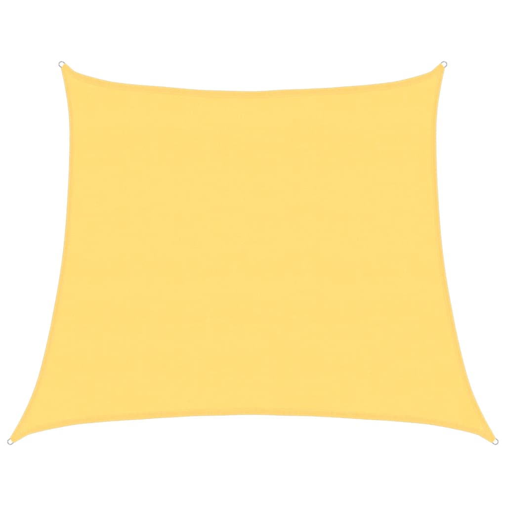 Vidaxl zonnezeil 160 g m² 4 5x4 m hdpe beige