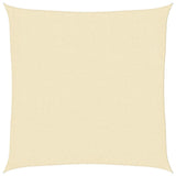 Vidaxl Zonnezeil 160 g m² 2,5 x 2,5 M HDPE Cream -Colored