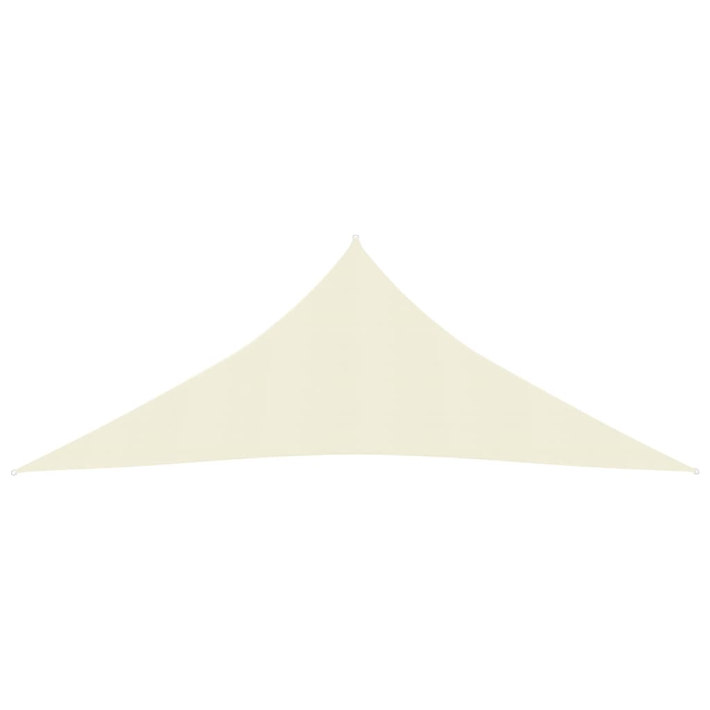 Vidaxl Zonnezeil 160 g m² 6x6x6 M HDPE Cream -Colored