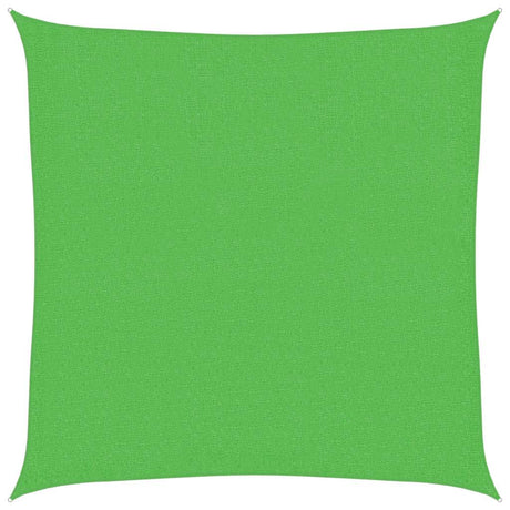 Vidaxl zonnezeil 160 g m² 2x2 m hdpe lichtgroen