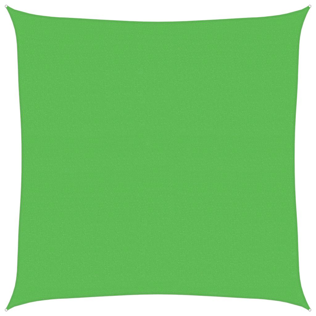 Vidaxl zonnezeil 160 g m² 4x4 m hdpe lichtgroen