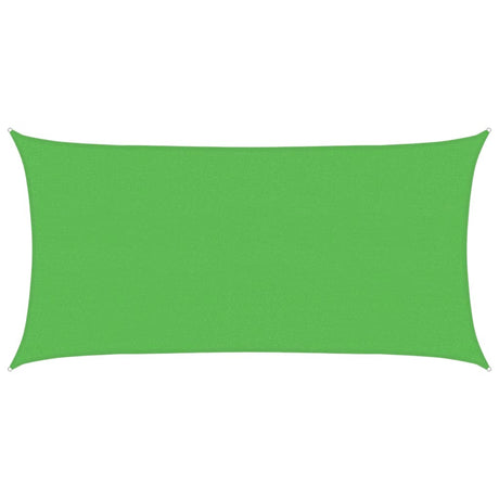 Vidaxl zonnezeil 160 g m² 2x4 m hdpe lichtgroen
