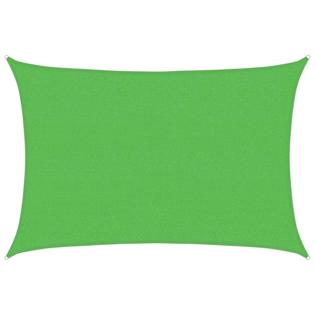 Vidaxl zonnezeil 160 g m² 2,5x4 m hdpe lichtgroen