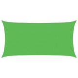 Vidaxl zonnezeil rechthoekig 160 g m² 2,5x5 m hdpe lichtgroen