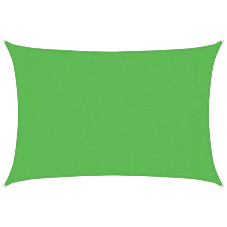 Vidaxl zonnezeil 160 g m² 3x4 m hdpe lichtgroen