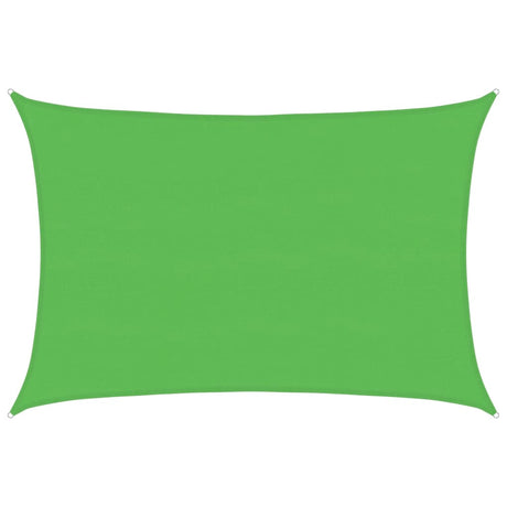 Vidaxl zonnezeil 160 g m² 5x6 m hdpe lichtgroen
