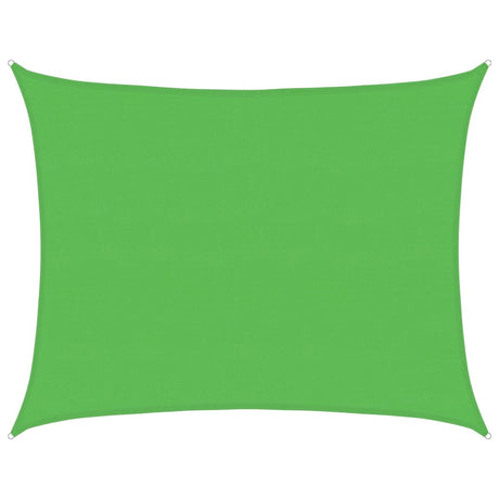 Vidaxl zonnezeil 160 g m² 6x7 m hdpe lichtgroen