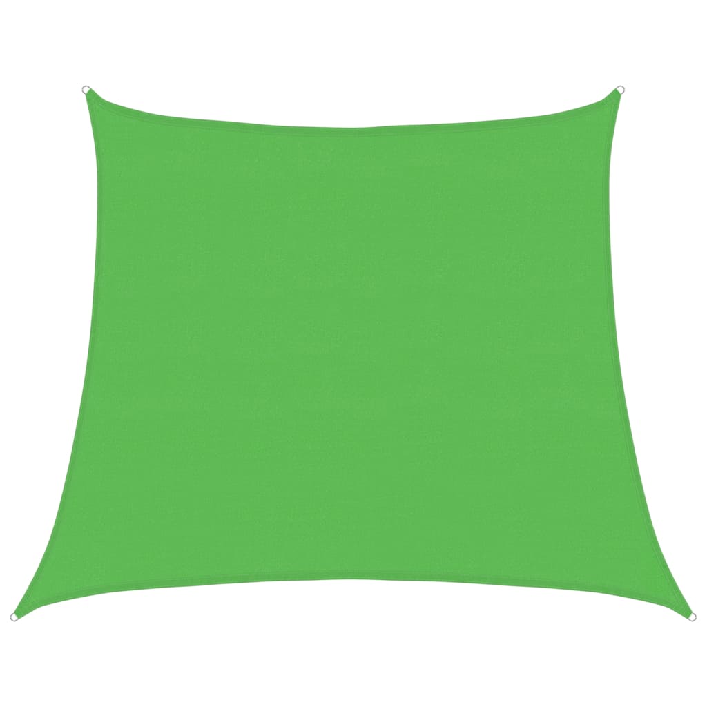 Vidaxl zonnezeil trapezium 160 g m² 4 5x4 m hdpe lichtgroen