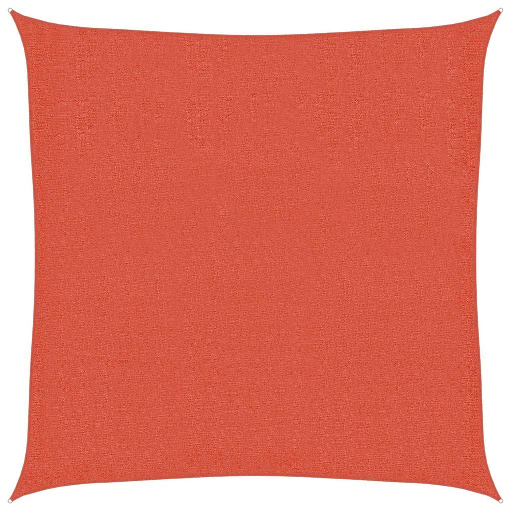 Vidaxl zonnezeil 160 g m² 3x3 m hdpe terracottakleurig