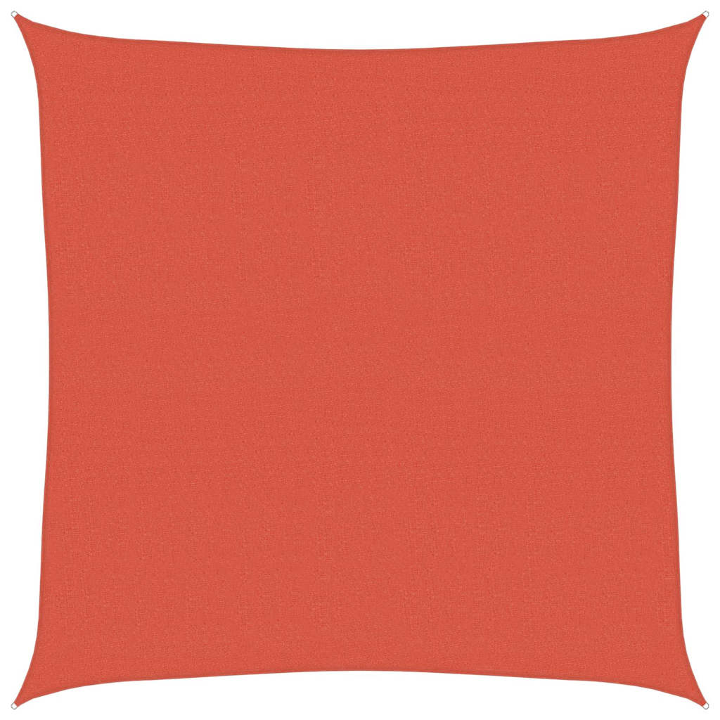 Vidaxl zonnezeil 160 g m² 4x4 m hdpe terracottakleurig