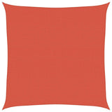 Vidaxl zonnezeil 160 g m² 5x5 m hdpe terracottakleurig
