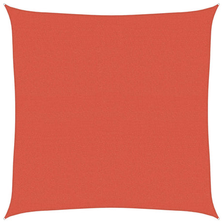 Vidaxl zonnezeil 160 g m² 7x7 m hdpe terracottakleurig