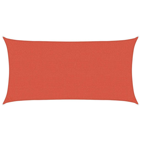 Vidaxl Zonnezeil 160 g m² 2x3,5 M HDPE Terrakotta gefärbt