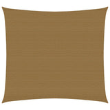 Vidaxl Zonnezeil 160 g m² 6x6 M HDPE Taupe