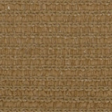 Vidaxl Zonnezeil 160 g m² 6x6 M HDPE Taupe