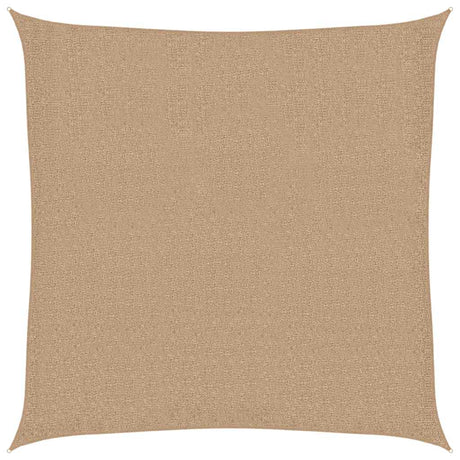 Vidaxl Zonnezeil 160 g m² 7x7 M HDPE Taupe