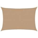 Vidaxl Zonnezeil 160 g m² 2,5 x 3,5 M HDPE Taupe