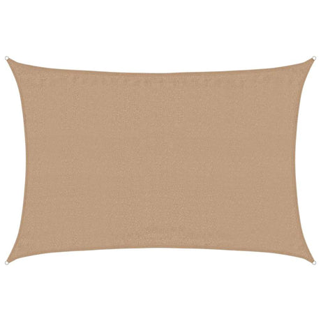 Vidaxl Zonnezeil 160 g m² 4x6 M HDPE Taupe