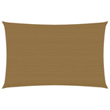 Vidaxl Zonnezeil 160 g m² 4x6 M HDPE Taupe