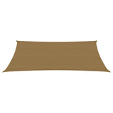 Vidaxl Zonnezeil 160 g m² 4x6 M HDPE Taupe
