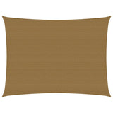 Vidaxl Zonnezeil 160 g m² 5x6 M HDPE Taupe