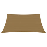 Vidaxl Zonnezeil 160 g m² 5x6 M HDPE Taupe