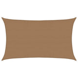 Vidaxl Zonnezeil 160 g m² 5x8 M HDPE Taupe
