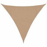 Vidaxl Zonnezeil 160 g m² 3,6 x 3,6 x 3,6 M HDPE Taupe