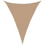 Vidaxl Zonnezeil 160 g m² 3x4x4 M HDPE Taupe