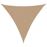 Vidaxl Zonnezeil 160 g m² 4x4x4 M HDPE Taupe