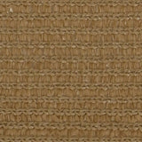 Vidaxl Zonnezeil 160 g m² 4x5x5 M HDPE Taupe