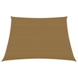 Vidaxl Zonnezeil 160 g m² 4 5x3 M HDPE Taupe