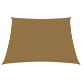 Vidaxl Zonnezeil 160 g m² 4 5x4 M HDPE Taupe