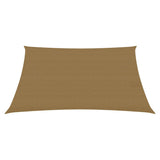 Vidaxl Zonnezeil 160 g m² 4 5x4 M HDPE Taupe