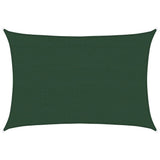 Vidaxl Zonnezeil 160 g m² 4x5 M HDPE dunkelgrün