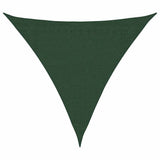 Vidaxl Zonnezeil 160 g m² 3,6 x 3,6 x 3,6 M HDPE dunkelgrün