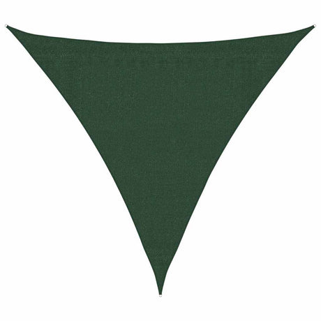 Vidaxl Zonnezeil 160 g m² 3,6 x 3,6 x 3,6 M HDPE dunkelgrün