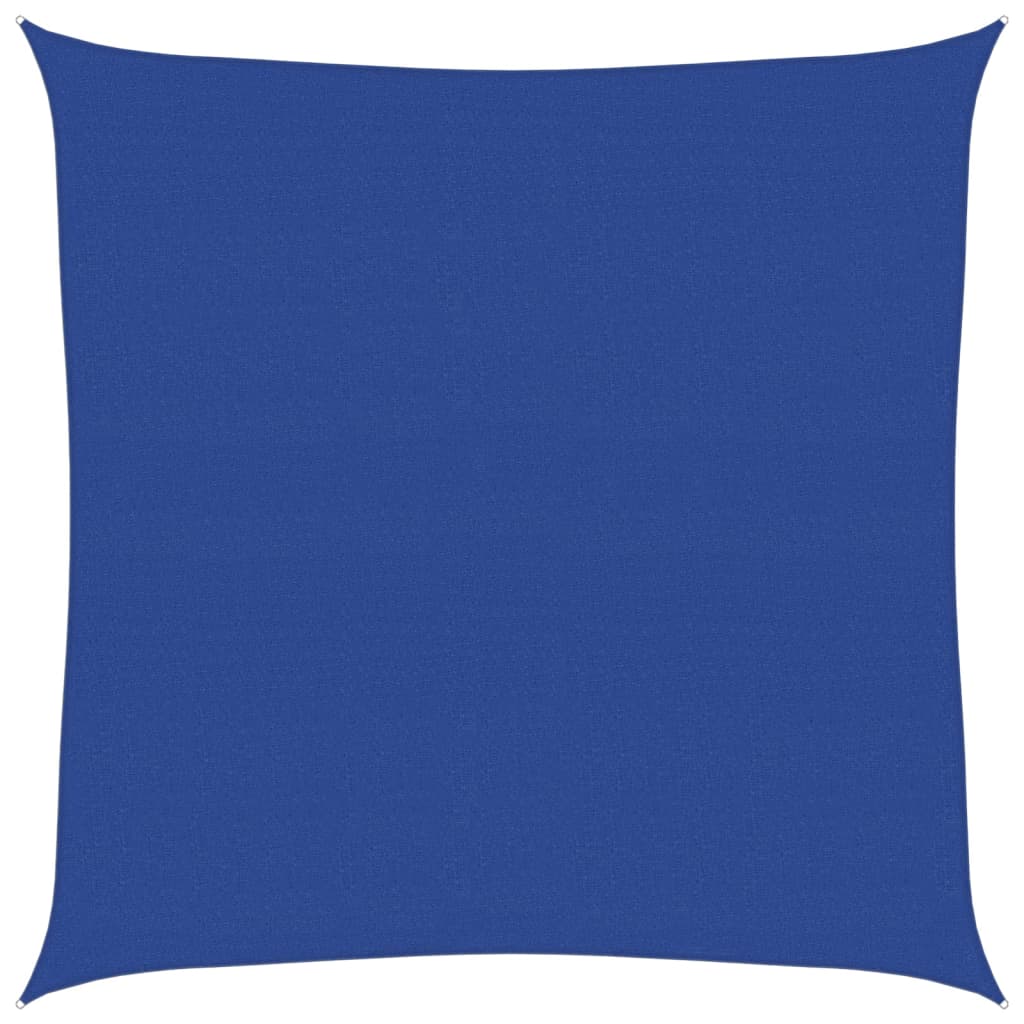 Vidaxl zonnezeil 160 g m² vierkant 7x7 m hdpe blauw