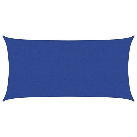 Vidaxl Zonnezeil rechteckig 160 g m² 2,5 x 5 M HDPE Blau