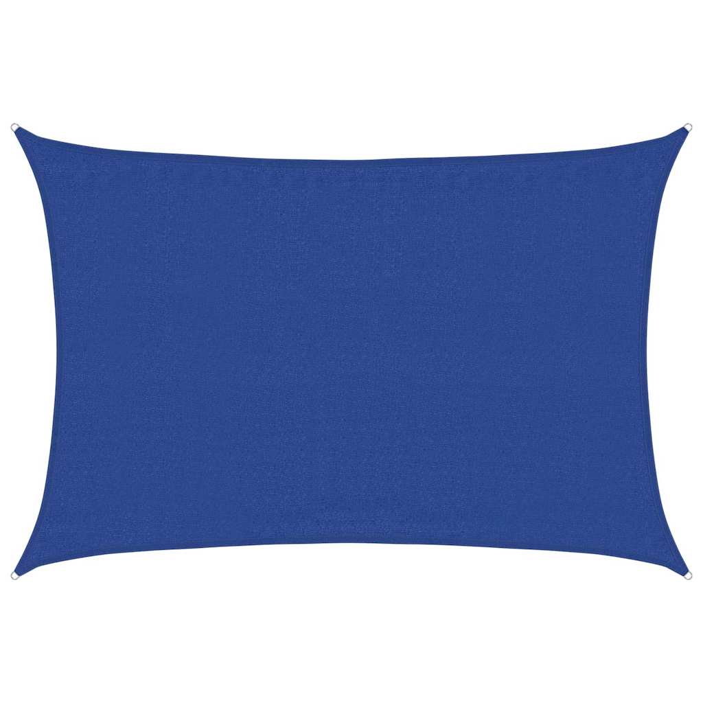 Vidaxl Zonnezeil 160 g m² rechteckig 3,5 x 5 m HDPE Blau