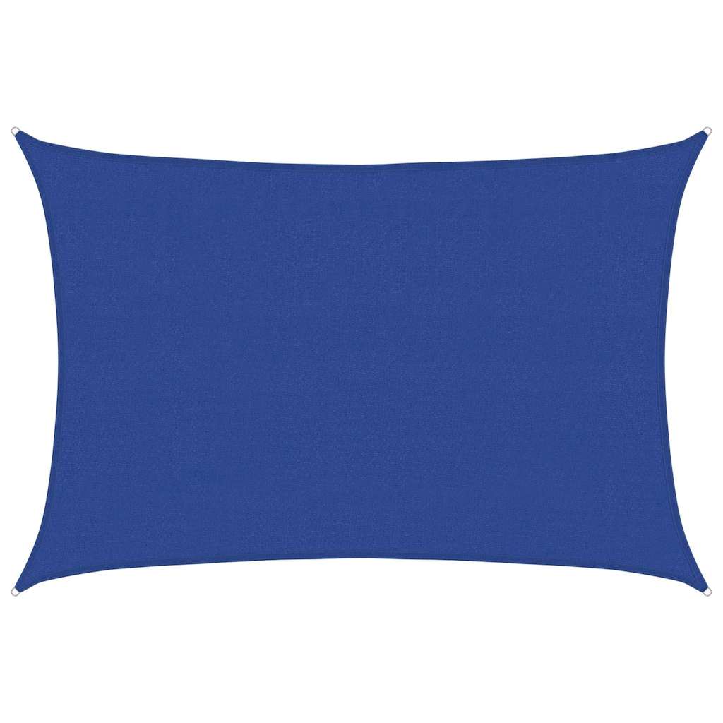 Vidaxl Zonnezeil 160 g m² rechteckig 4x6 M HDPE Blau