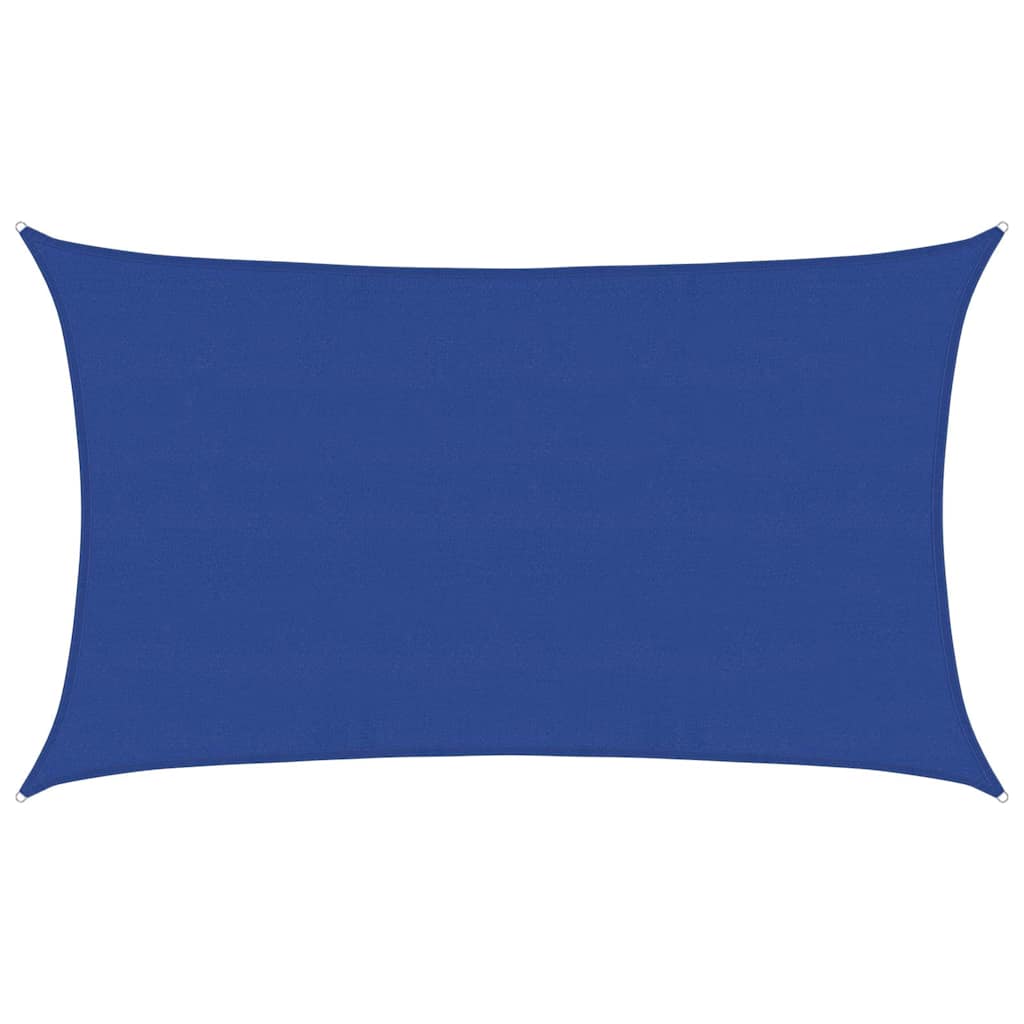 Vidaxl zonnezeil 160 g m² rechthoekig 5x8 m hdpe blauw