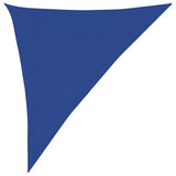 Vidaxl zonnezeil 160 g m² driehoekig 3x4x5 m hdpe blauw
