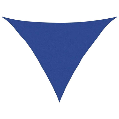 Vidaxl zonnezeil 160 g m² driehoekig 5x5x6 m hdpe blauw
