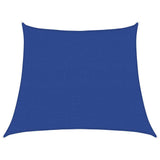 Vidaxl zonnezeil 160 g m² trapezium 3 4x3 m hdpe blauw